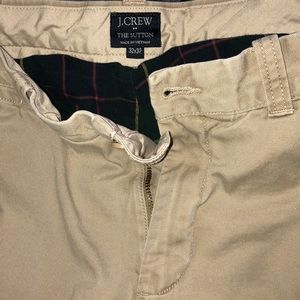 J. crew the Sutton flannel lined chinos